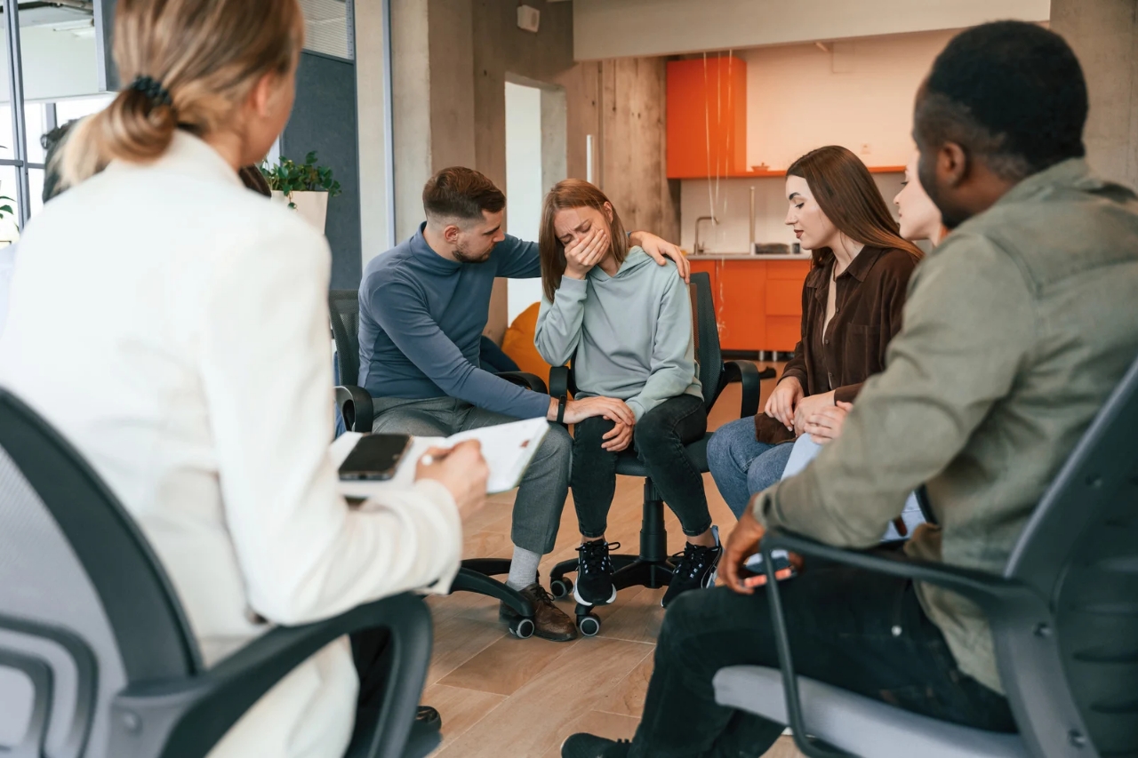 crying in front of strangers as a sensitive person